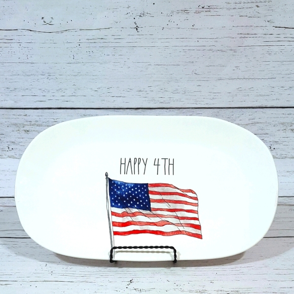 Rae Dunn Other - Rae Dunn Platter Dish HAPPY FOURTH